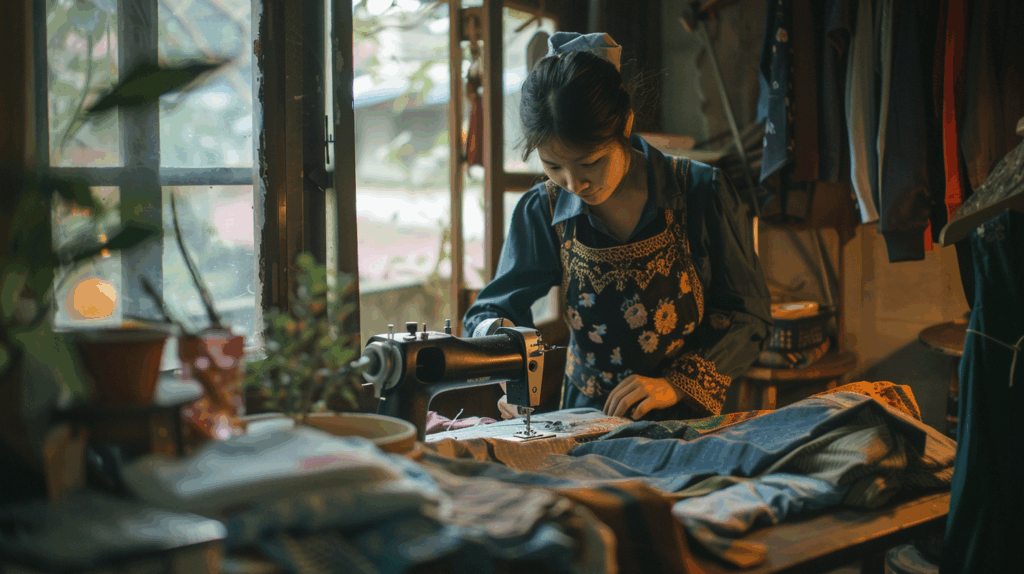 Thợ may Việt Nam sửa quần áo và làm dịch vụ giặt ủi tại nhà